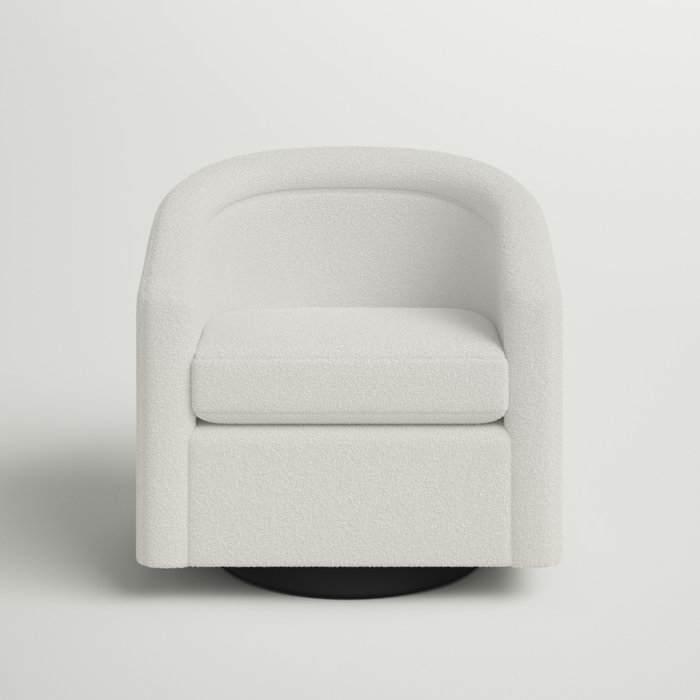 Sand & Stable Kiersten Upholstered Swivel Barrel Chair & Reviews Wayfair